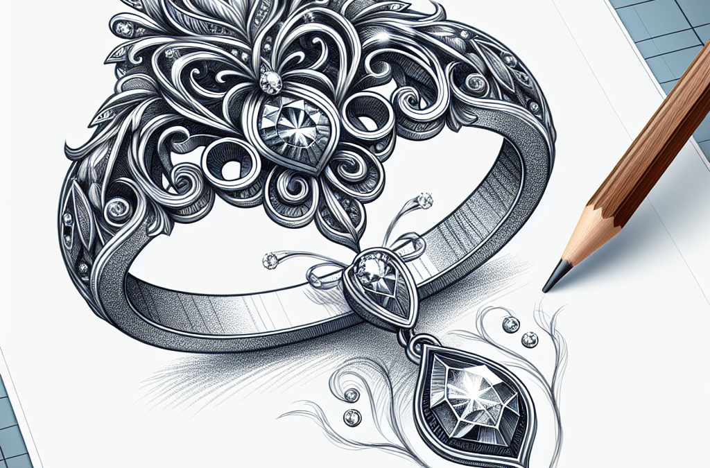 Can custom jewelry designs be sketched first?