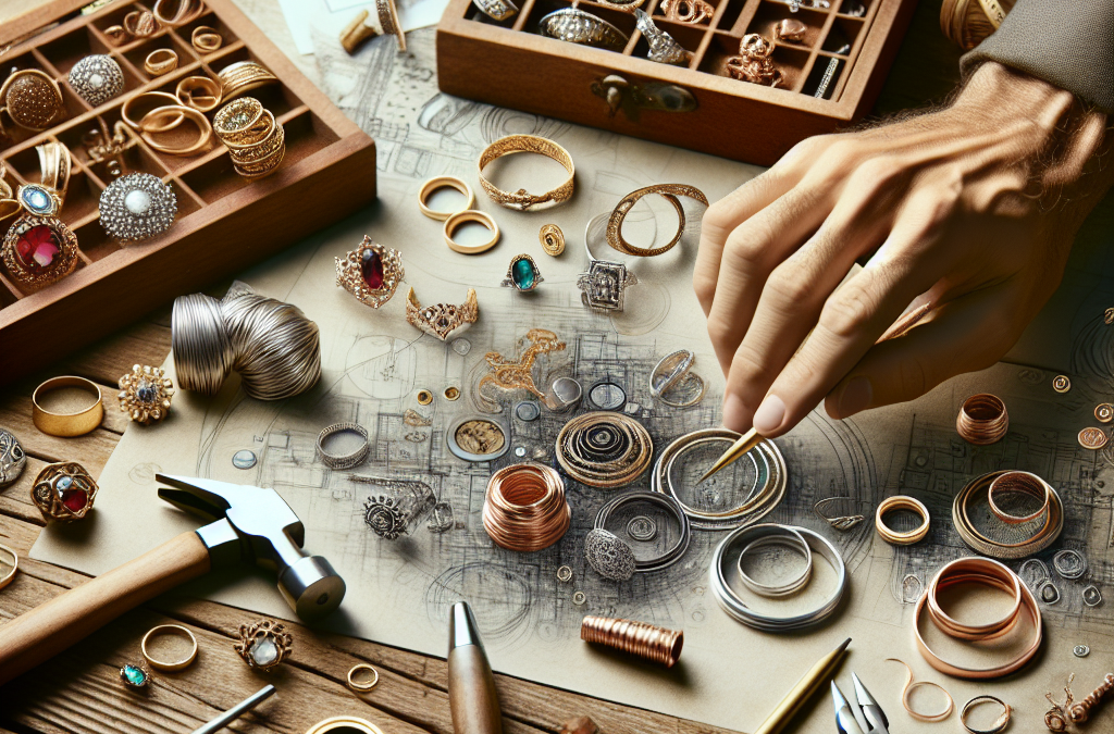 Can custom jewelry include mixed metals?