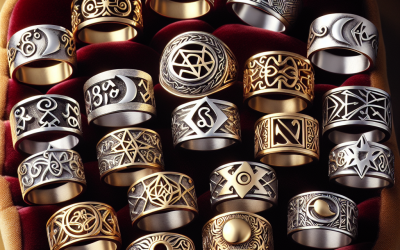 Can custom rings be designed with symbolic patterns?