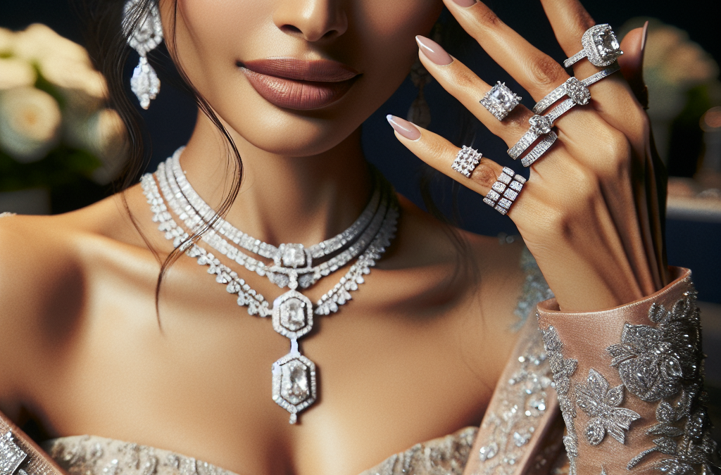 Can diamond rings and necklaces be worn together for formal events?