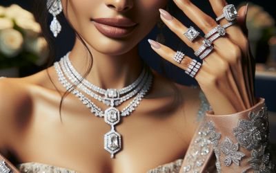 Can diamond rings and necklaces be worn together for formal events?