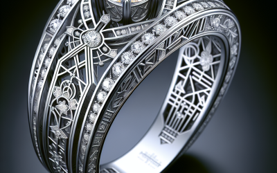 Can diamond rings be designed with hidden details?