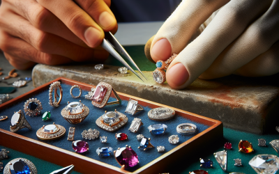 Can gemstones be added to custom jewelry?