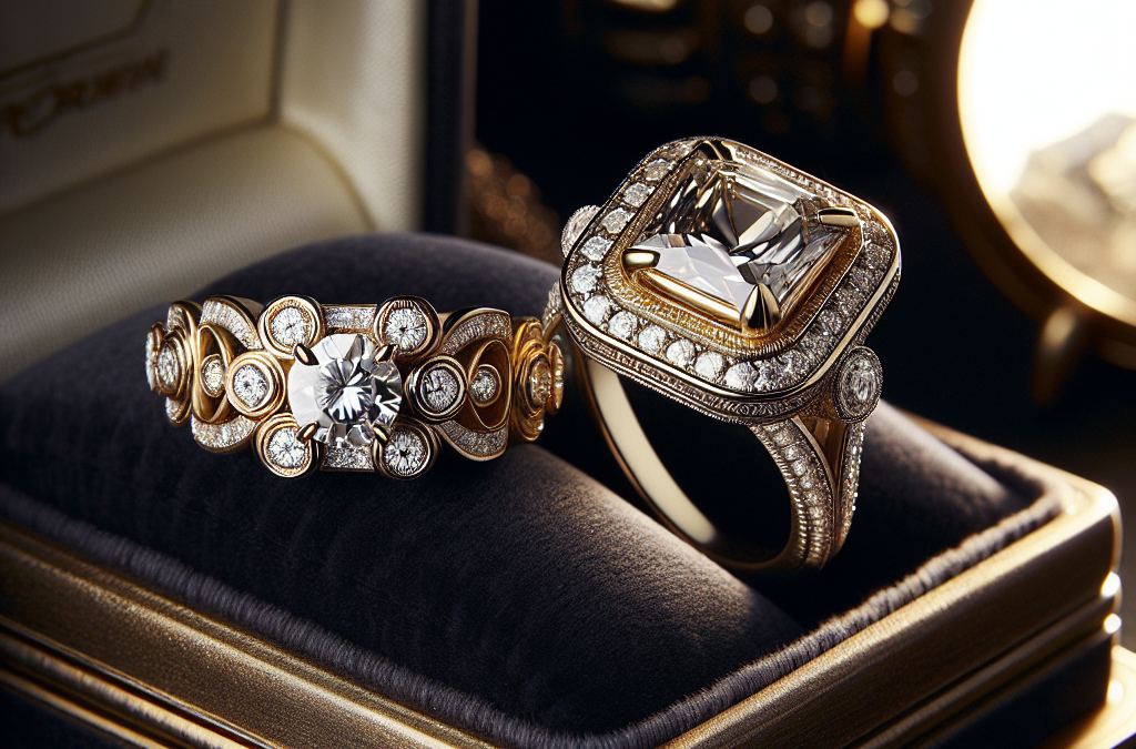 Can vintage inspiration shape modern custom diamond rings?