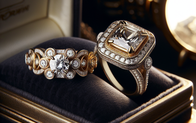 Can vintage inspiration shape modern custom diamond rings?