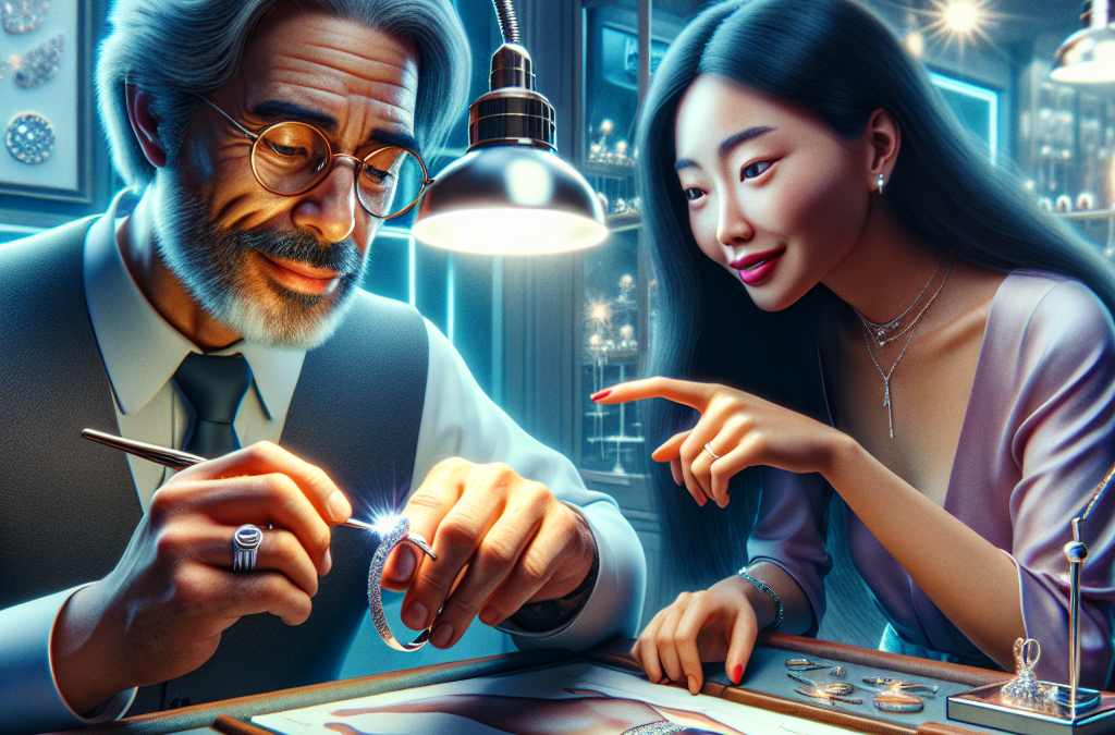 How do custom jewelers work with clients?
