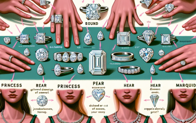 How do diamond cuts influence the design of rings and necklaces?