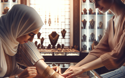 How do jewelers apply permanent anklets?