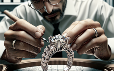 How do jewelers balance simplicity and detail in custom diamond rings?