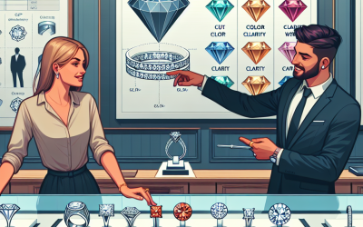 How do jewelers guide clients in designing custom diamond rings?