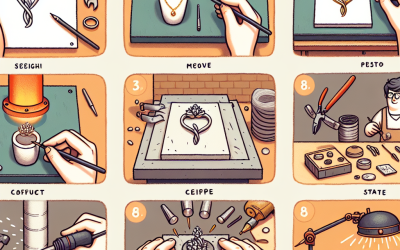 How does the process of making custom jewelry work?