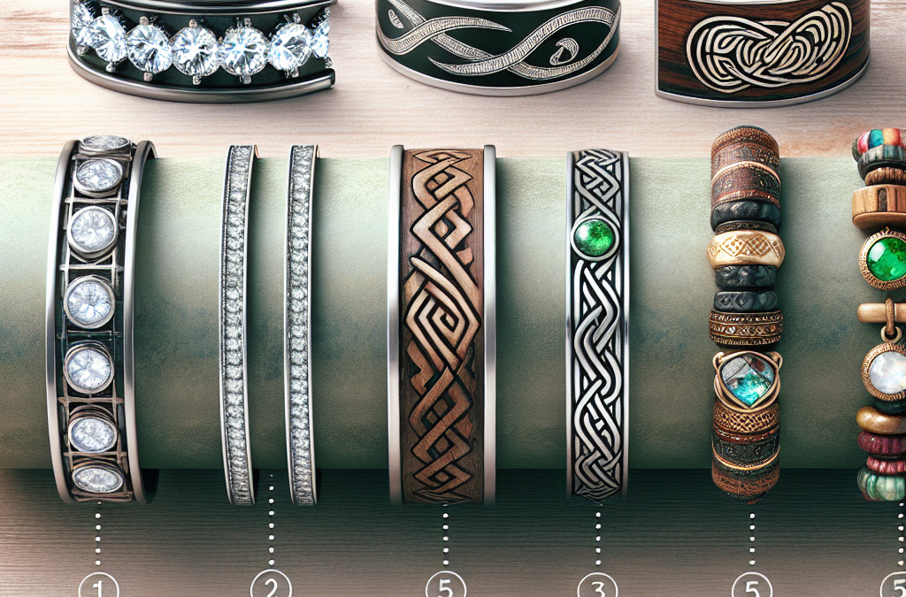 What designs are popular for permanent bracelets?