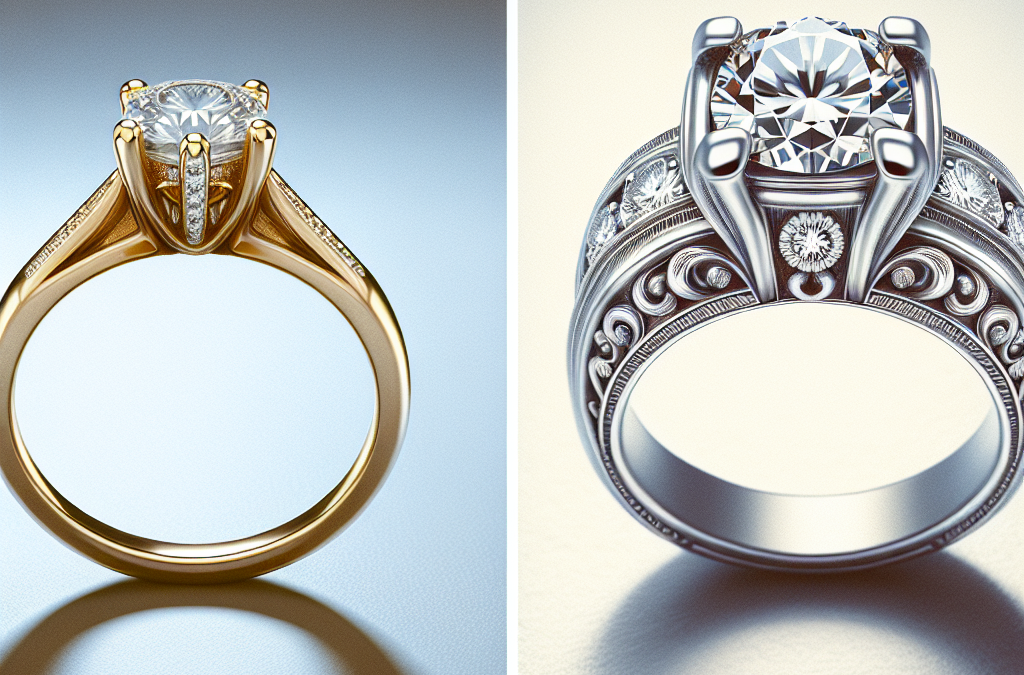 What makes custom diamond rings different from standard designs?