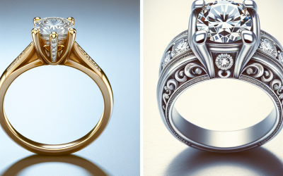 What makes custom diamond rings different from standard designs?