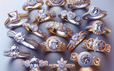 What makes custom diamond rings one-of-a-kind?