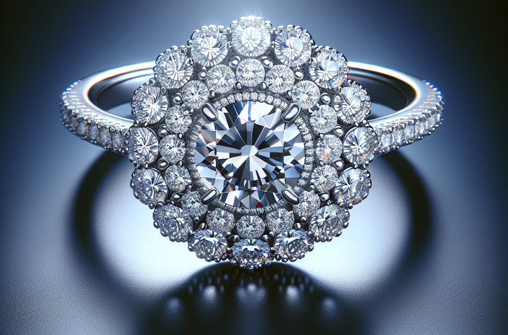 What makes custom halo diamond rings unique?