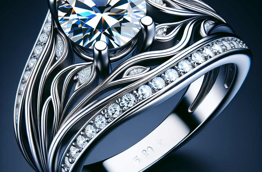 What makes split shank diamond rings unique?