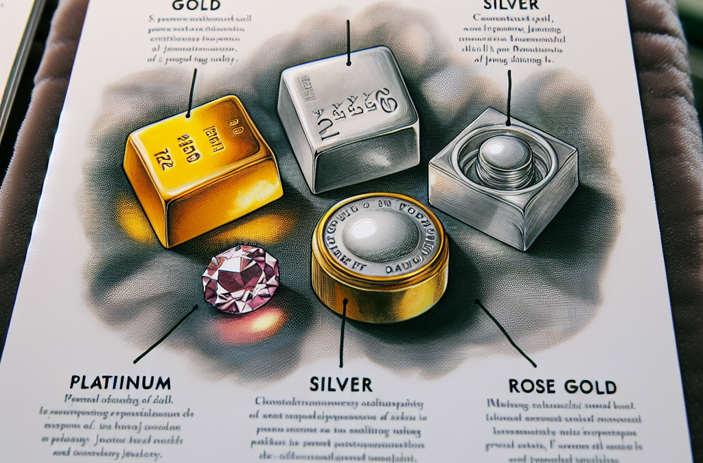 What metals are used in permanent jewelry?