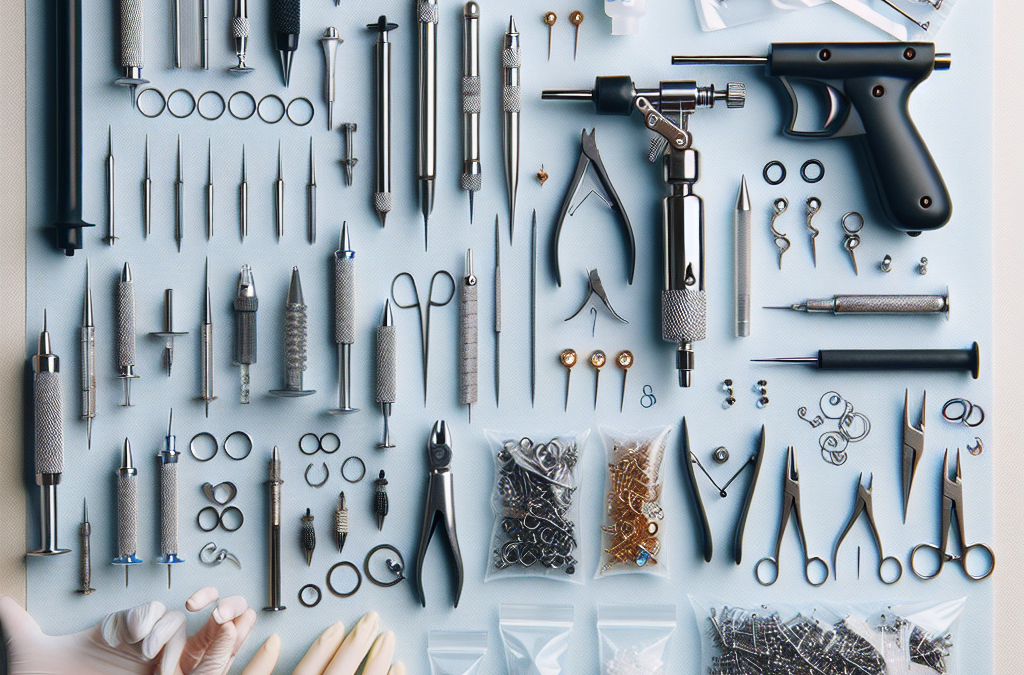What tools are used to apply permanent jewelry?