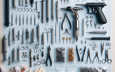 What tools are used to apply permanent jewelry?