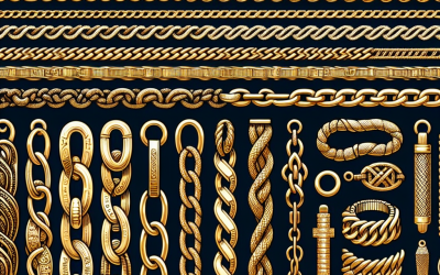 What types of chains are used for permanent jewelry?